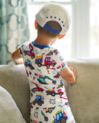 Freedom Builders Short Two-Piece Pajama Set, freedom builders bamboo short two piece pjs lifestyle 09