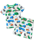 Garbage Squad Short Two-Piece Pajama Set, garbage squad short two piece pajama set main
