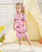 Happy Farm Short Two-Piece Pajama Set, happy farm bamboo short two piece pjs lifestyle 01