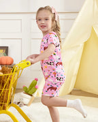 Happy Farm Short Two-Piece Pajama Set, happy farm bamboo short two piece pjs lifestyle 04