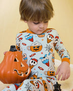I Scream! Long Two-Piece Pajama Set, i scream club bamboo two piece pjs lifestyle 3