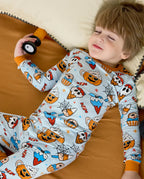 I Scream! Long Two-Piece Pajama Set, i scream club bamboo two piece pjs lifestyle 4