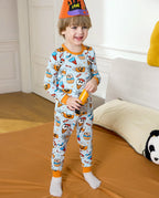 I Scream! Long Two-Piece Pajama Set, i scream club bamboo two piece pjs lifestyle 7