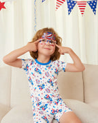 Independence Night Short Two-Piece Pajama Set, independence night bamboo long two piece pjs lifestyle 03