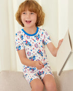 Independence Night Short Two-Piece Pajama Set, independence night bamboo long two piece pjs lifestyle 11