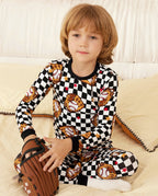 Junior Mitt Long Two-Piece Pajama Set, junior mitt bamboo two piece pjs lifestyle 6