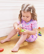 Little Wanderer Short Two-Piece Pajama Set, little wanderer bamboo short two piece pjs lifestyle 10