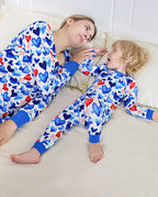Love Magic Long Two-Piece Pajama Set, love magic bamboo two piece pjs lifestyle 1