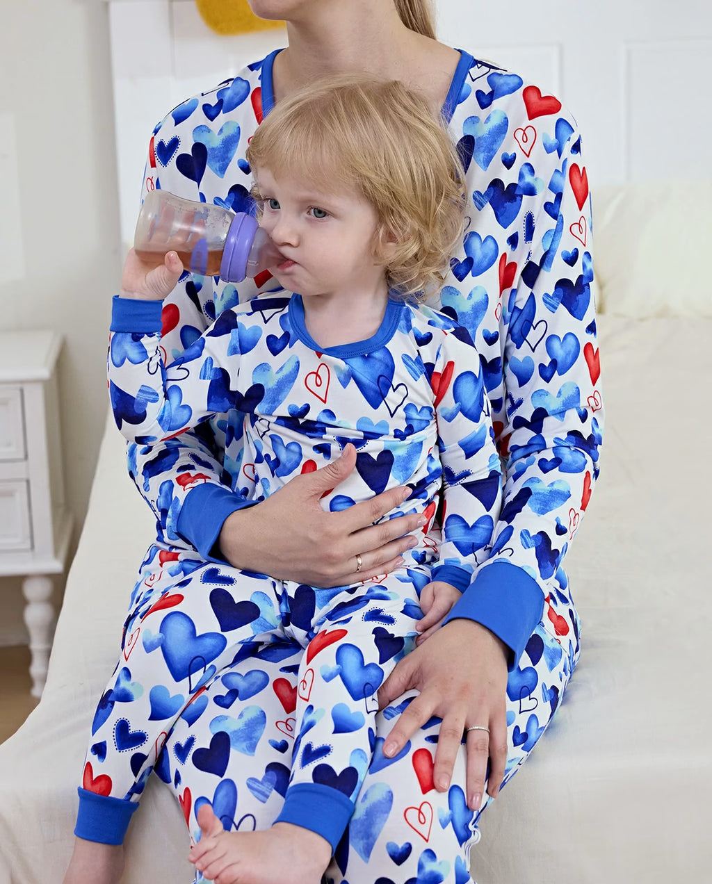 Love Magic Long Two-Piece Pajama Set, love magic bamboo two piece pjs lifestyle 6