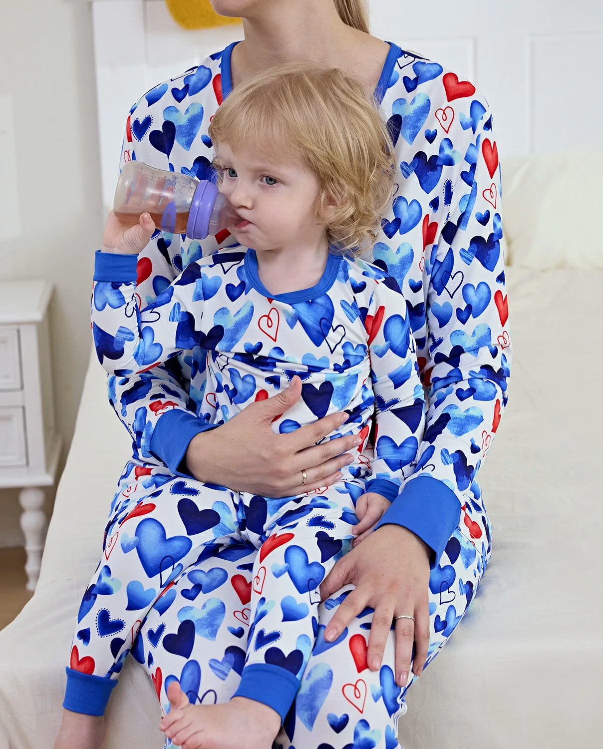 Love Magic Long Two-Piece Pajama Set, love magic bamboo two piece pjs lifestyle 6