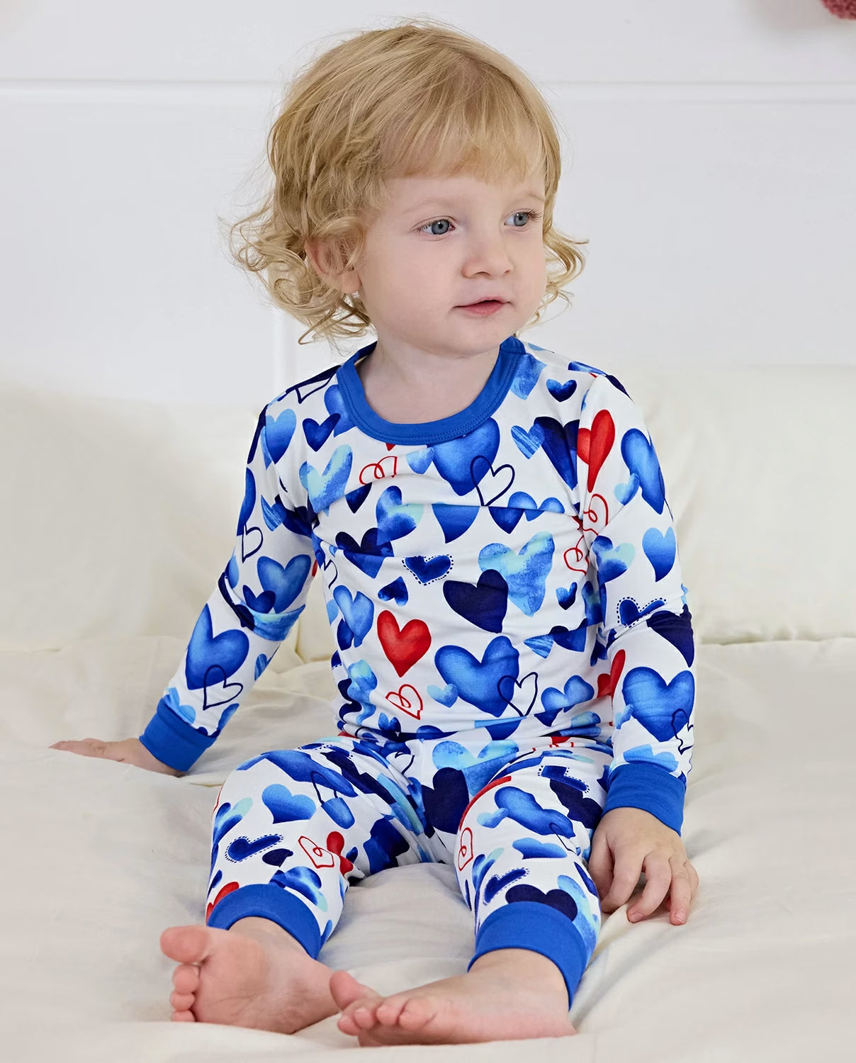 Love Magic Long Two-Piece Pajama Set, love magic bamboo two piece pjs lifestyle 8