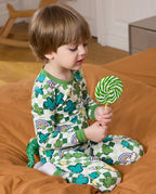 Lucky Little One Long Two-Piece Pajama Set, lucky little one bamboo two piece pjs lifestyle 4
