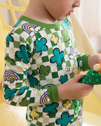 Lucky Little One Long Two-Piece Pajama Set, lucky little one bamboo two piece pjs lifestyle 7