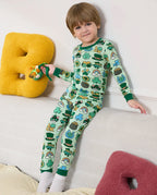 Lucky You! Long Two-Piece Pajama Set, lucky you bamboo two piece pjs lifestyle 7