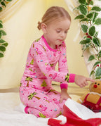 Merry Mingo Long Two-Piece Pajama Set, merry mingo bamboo two piece pjs lifestyle 10