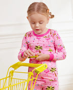 Merry Mingo Long Two-Piece Pajama Set, merry mingo bamboo two piece pjs lifestyle 8