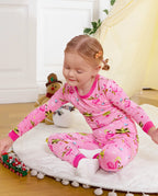 Merry Mingo Long Two-Piece Pajama Set, merry mingo bamboo two piece pjs lifestyle 9
