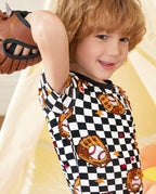 Mini Catcher Short Two-Piece Pajama Set, mini catcher bamboo short two piece pjs lifestyle 07