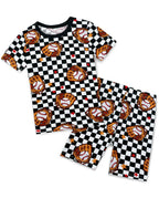 Mini Catcher Short Two-Piece Pajama Set, mini catcher short two piece pajama set main