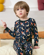 Moonlit Voyage Long Two-Piece Pajama Set, moonlit voyage bamboo long two piece pjs lifestyle 02