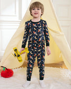 Moonlit Voyage Long Two-Piece Pajama Set, moonlit voyage bamboo long two piece pjs lifestyle 09