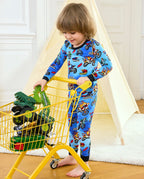 Moto Rider Long Two-Piece Pajama Set, moto rider bamboo long two piece pjs lifestyle 09