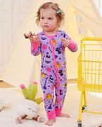 Purple Halloween Bamboo Zippy, purple halloween bamboo zippy playroom front view