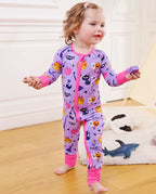 Purple Halloween Bamboo Zippy, purple halloween bamboo zippy playroom standing 01