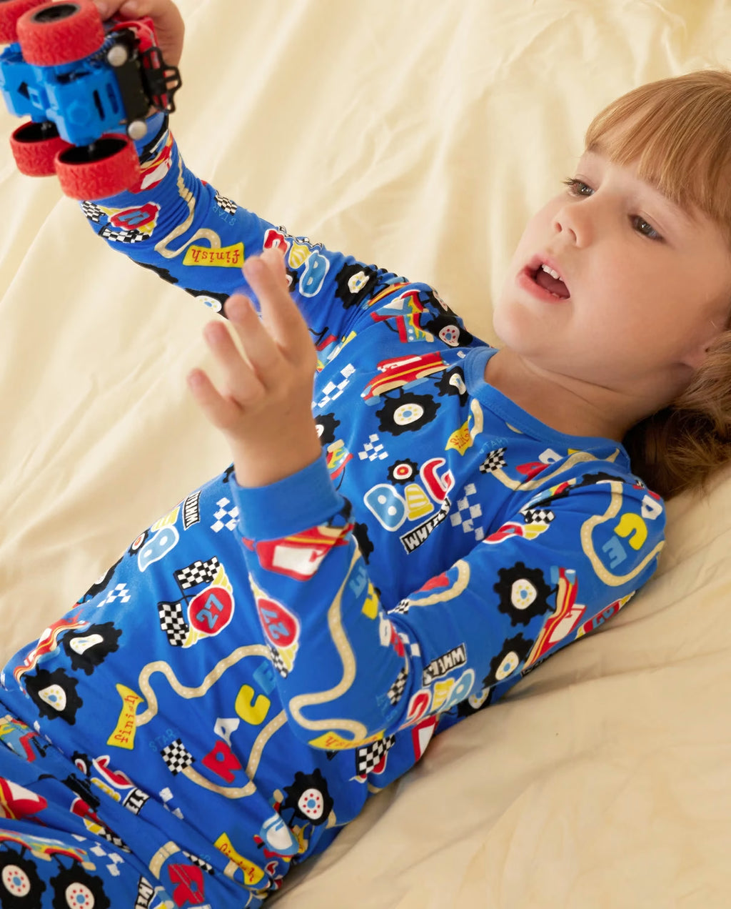 Ready? Go! Long Two-Piece Pajama Set, ready go bamboo two piece pjs lifestyle 5