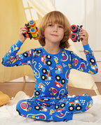 Ready? Go! Long Two-Piece Pajama Set, ready go bamboo two piece pjs lifestyle 6