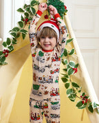Santa Express Long Two-Piece Pajama Set, santa express bamboo two piece pjs lifestyle 6