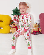 Snuggle Sparkle Long Two-Piece Pajama Set, snuggle sparkle bamboo two piece pjs lifestyle 3