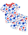 Star Celebration Short Two-Piece Pajama Set, star celebration short two piece pajama set main