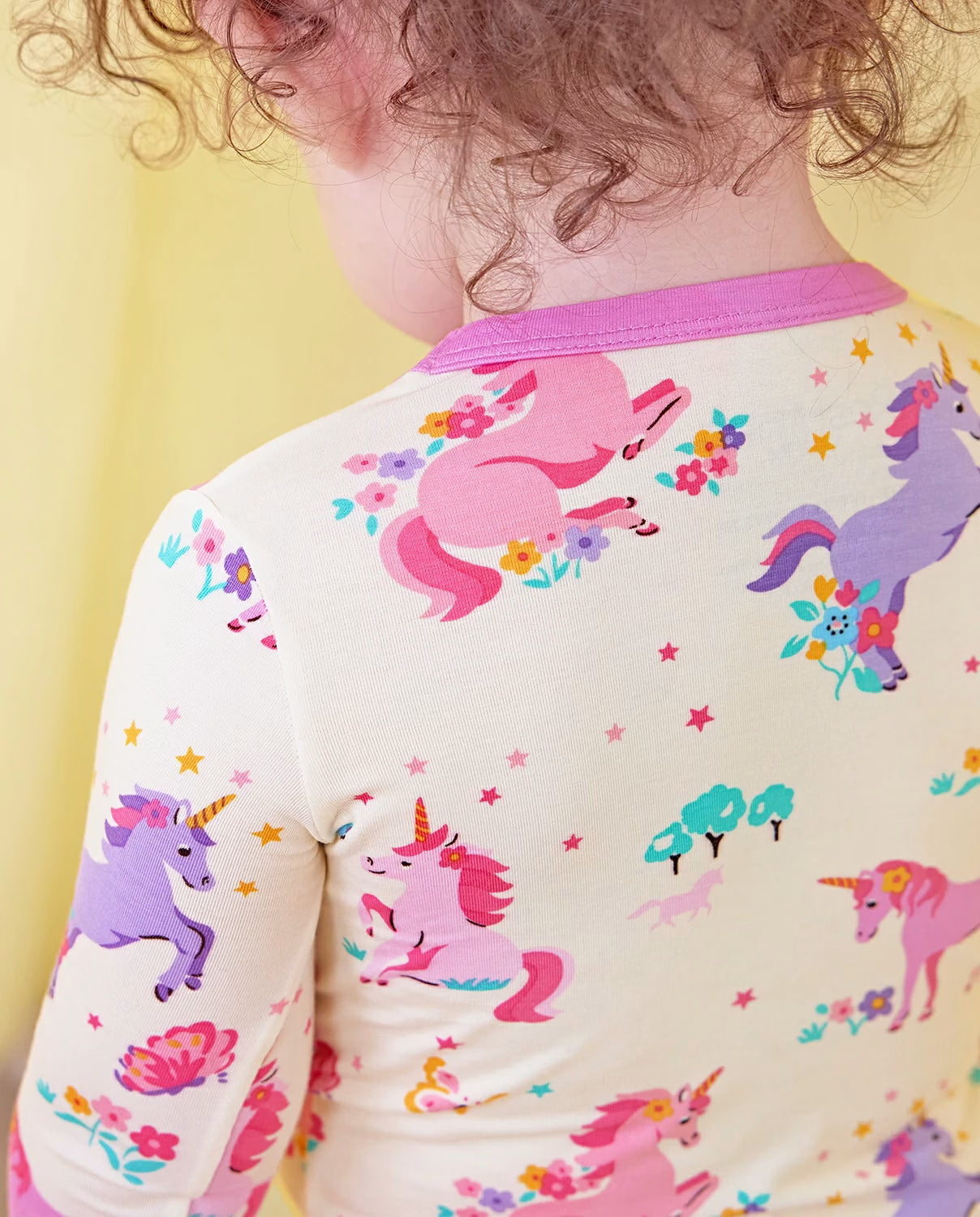 Sunny Sprouts Long Two-Piece Pajama Set, sunny sprouts bamboo two piece pjs lifestyle 11