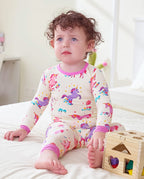 Sunny Sprouts Long Two-Piece Pajama Set, sunny sprouts bamboo two piece pjs lifestyle 2
