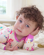 Sunny Sprouts Long Two-Piece Pajama Set, sunny sprouts bamboo two piece pjs lifestyle 6