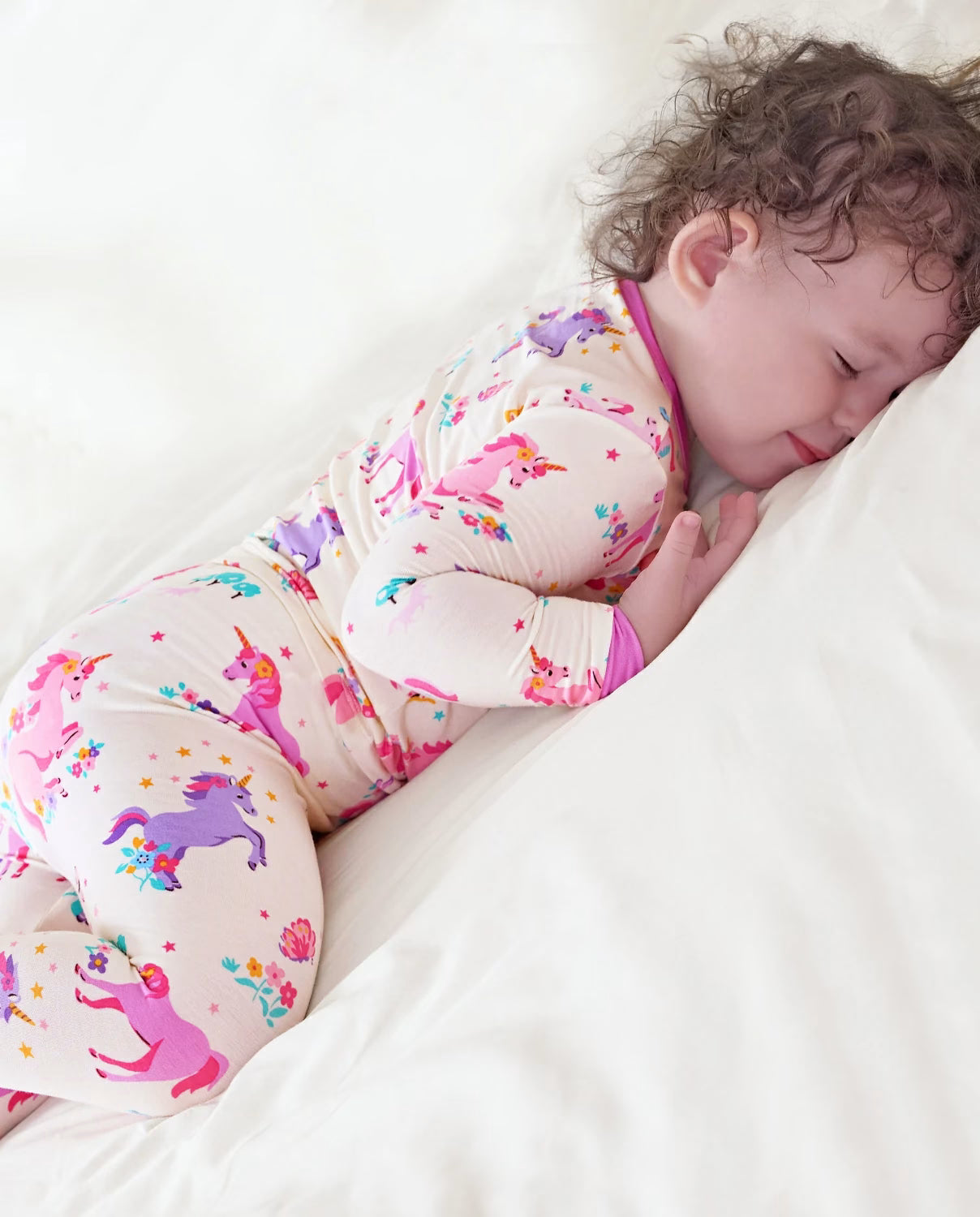 Sunny Sprouts Long Two-Piece Pajama Set, sunny sprouts bamboo two piece pjs lifestyle 7