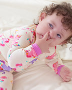 Sunny Sprouts Long Two-Piece Pajama Set, sunny sprouts bamboo two piece pjs lifestyle 8