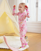 Uni Bliss Long Two-Piece Pajama Set, uni bliss bamboo long two piece pjs lifestyle 09
