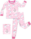 Uni Glow Long Two-Piece Pajama Set, uni glow bamboo long two piece pajama set main